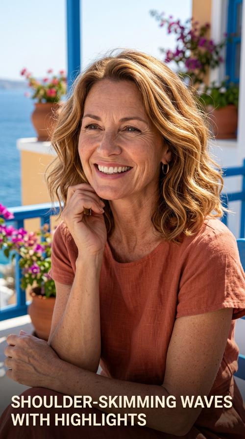 Shoulder-Skimming Waves with Highlights