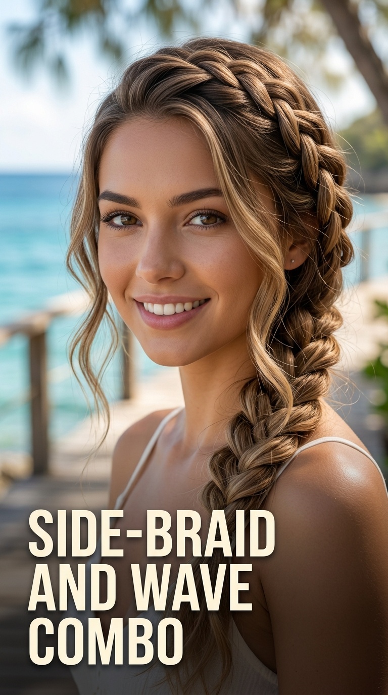 Side-Braid and Wave Combo
