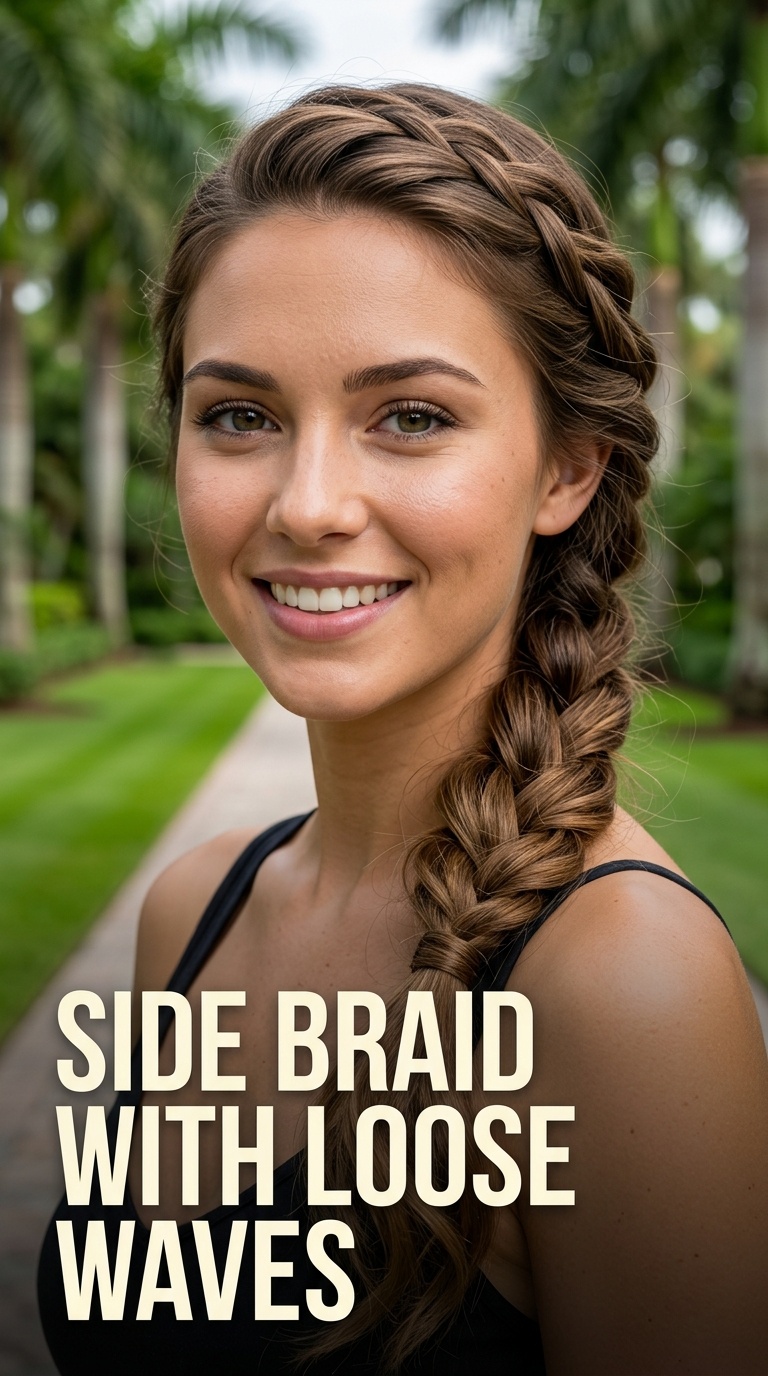 Side Braid with Loose Waves