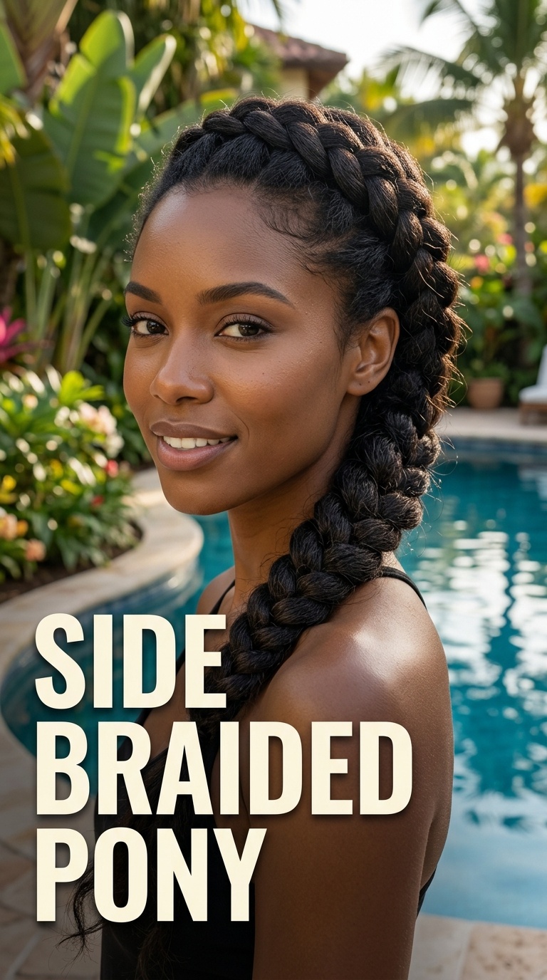 Side Braided Pony
