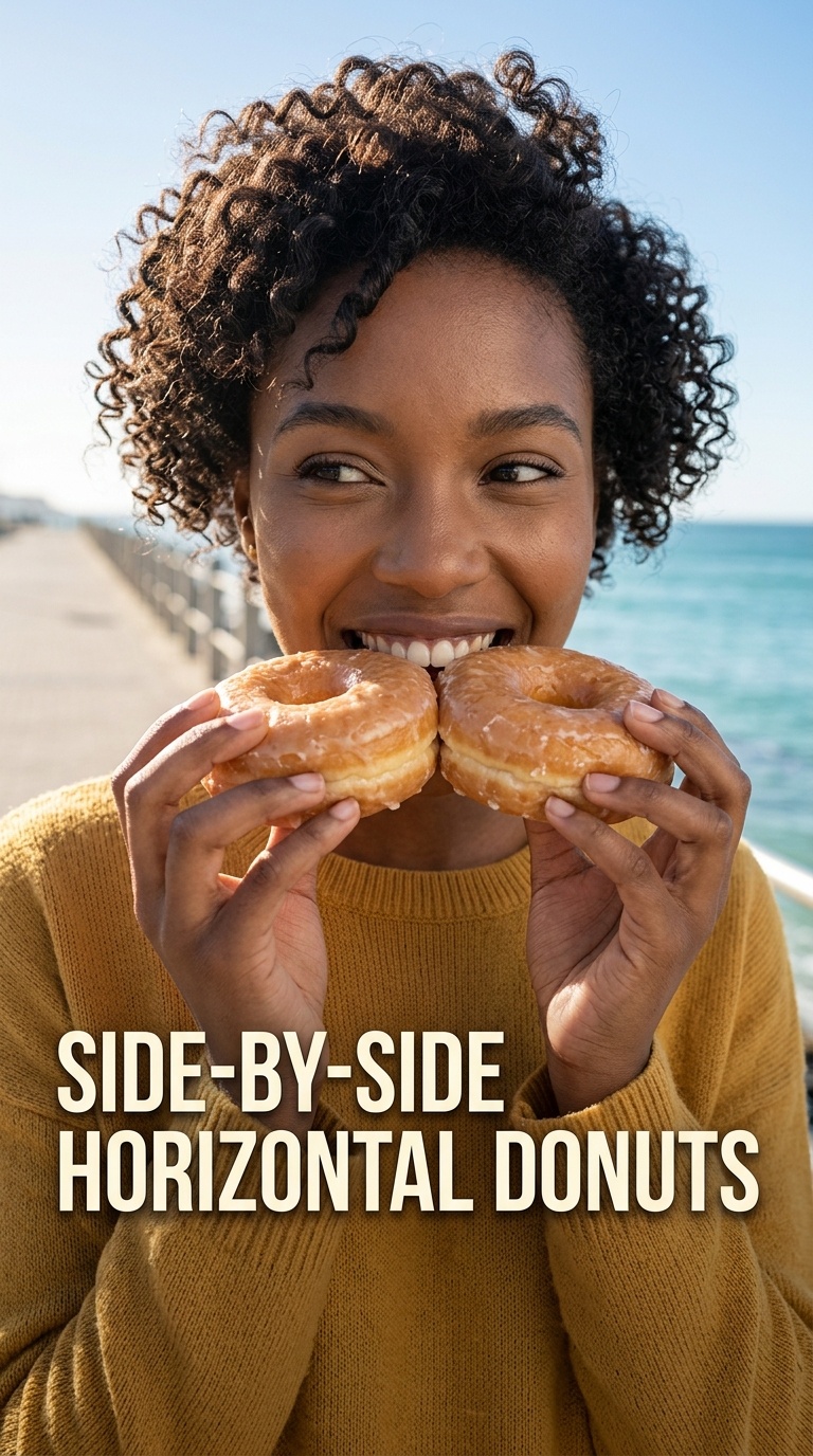 Side-by-Side Horizontal Donuts