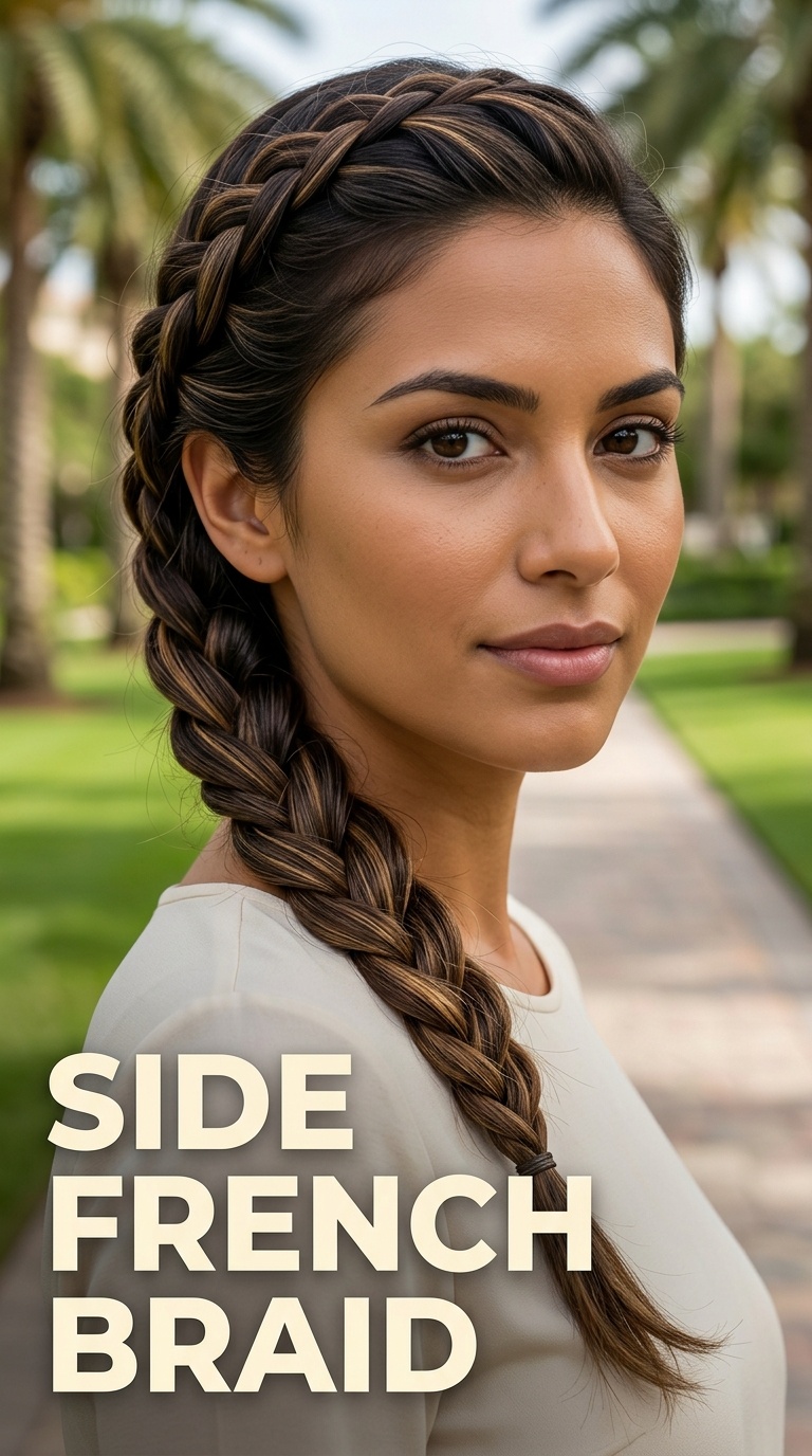 Side French Braid