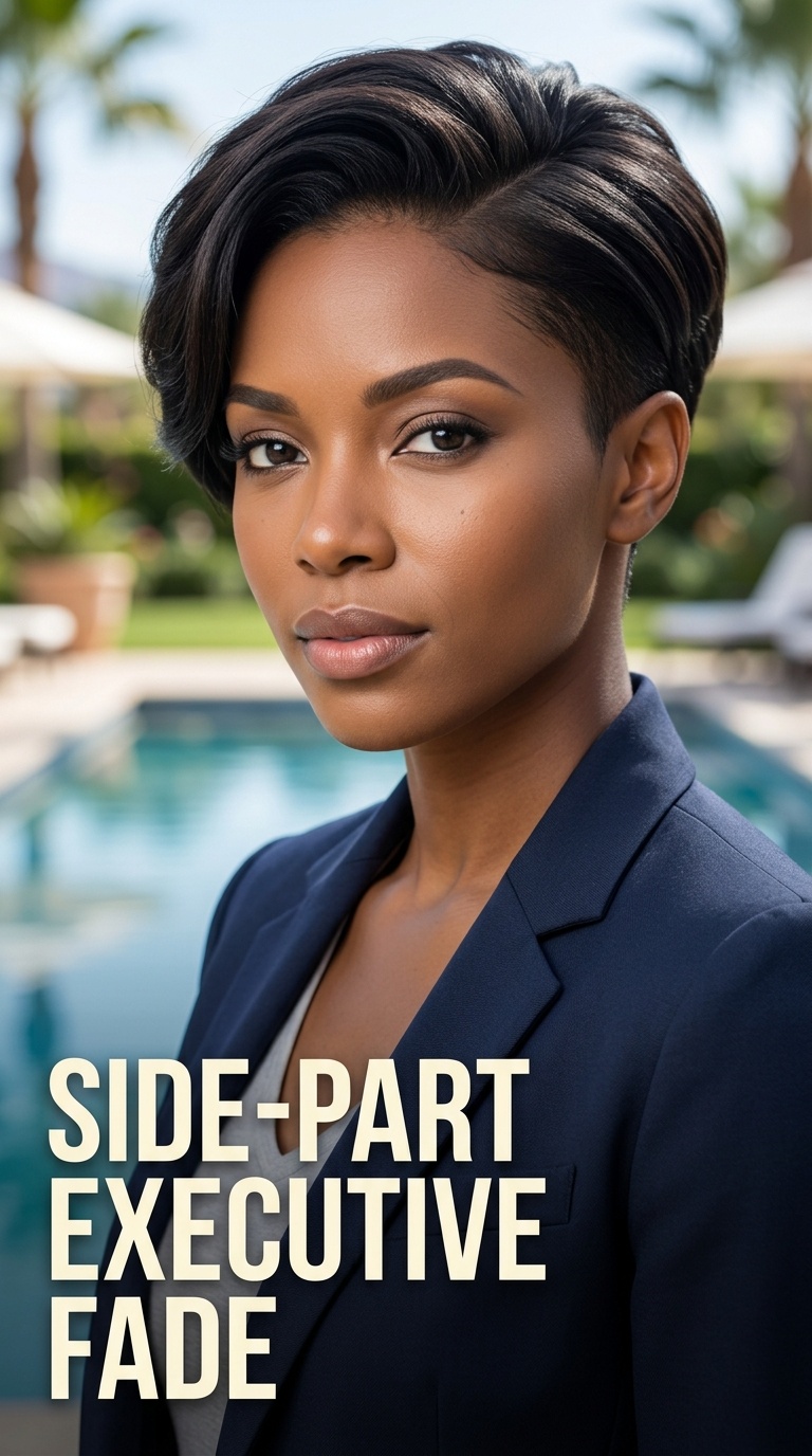 Side-Part Executive Fade