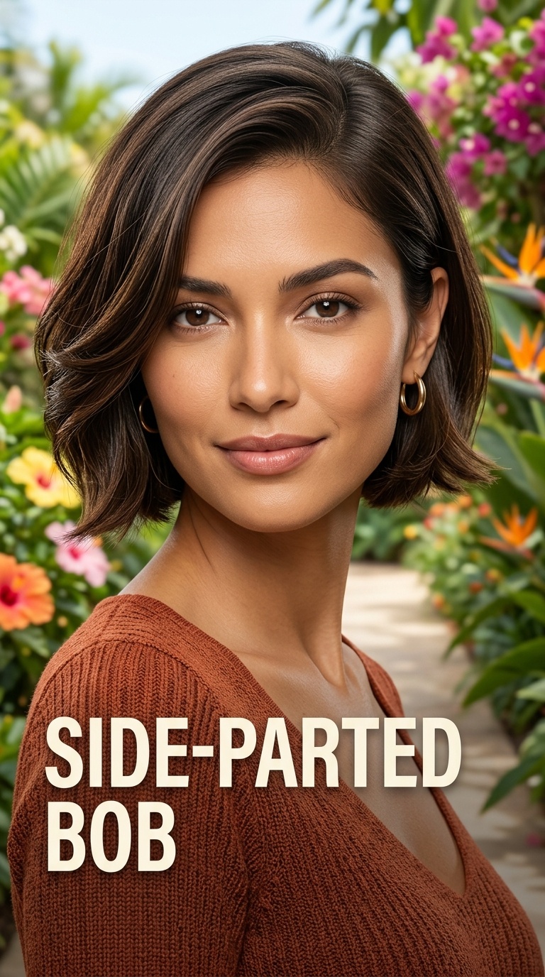 Side-Parted Bob
