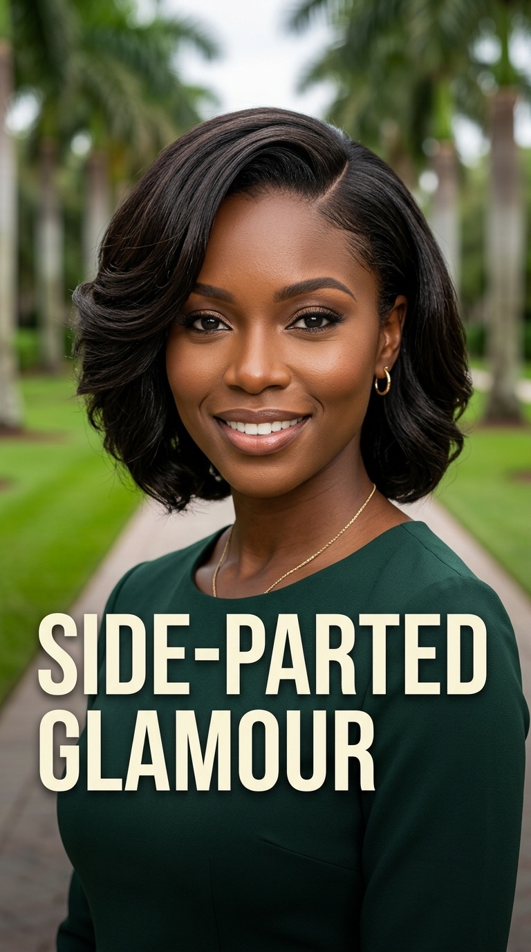 Side-Parted Glamour