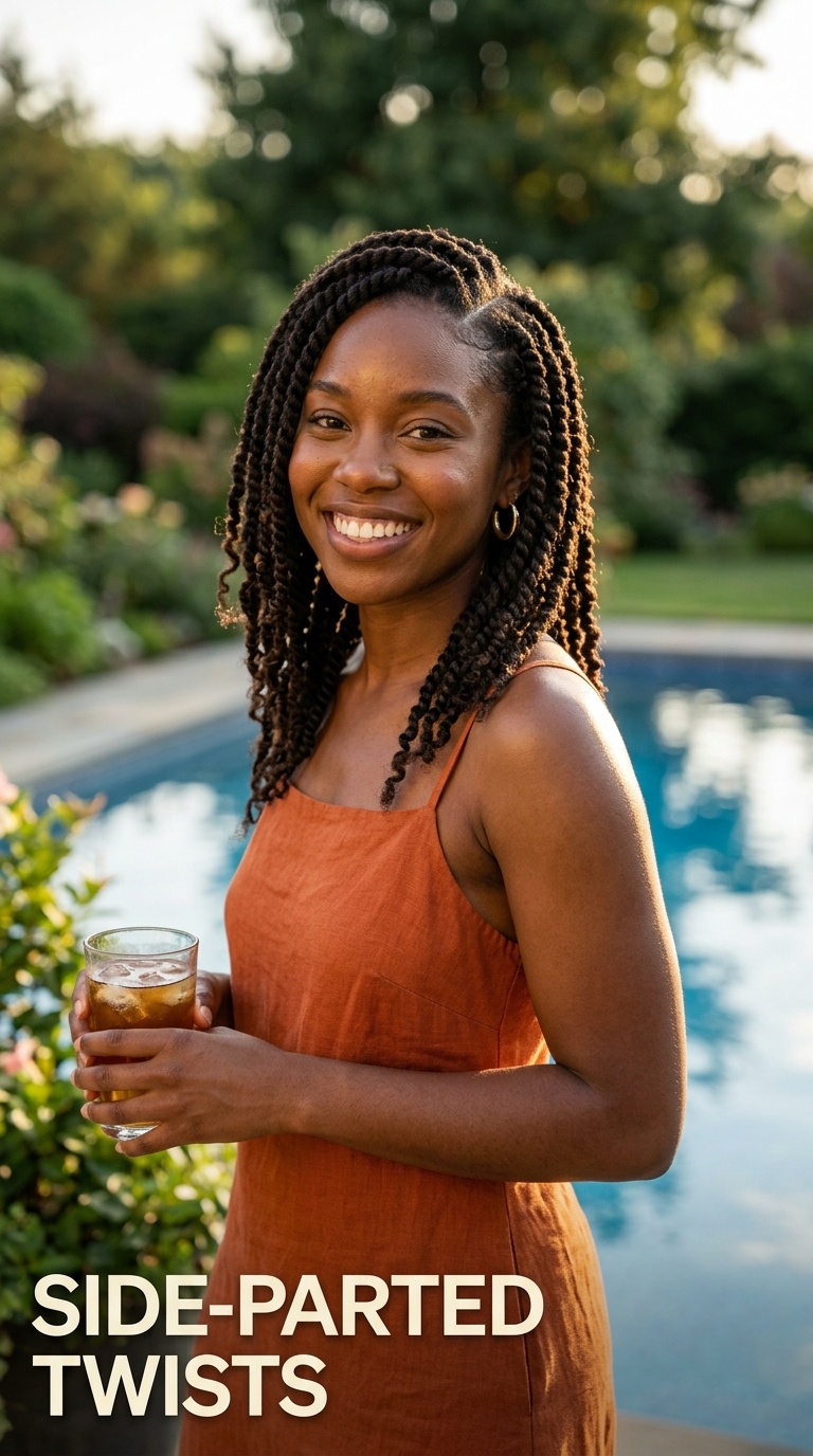 Side-Parted Twists