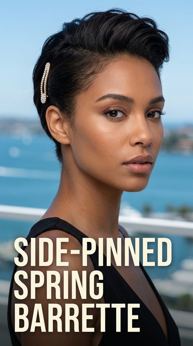 Side-Pinned Spring Barrette