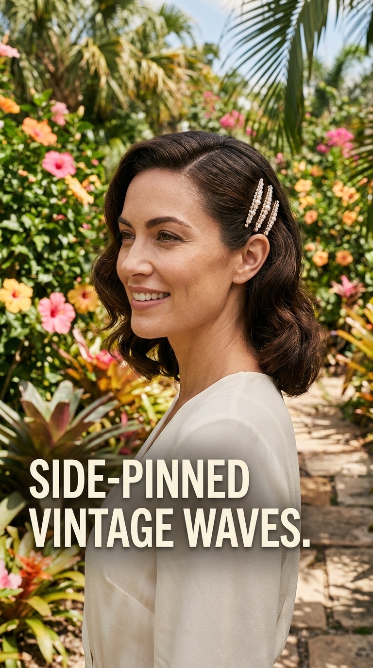 Side-Pinned Vintage Waves