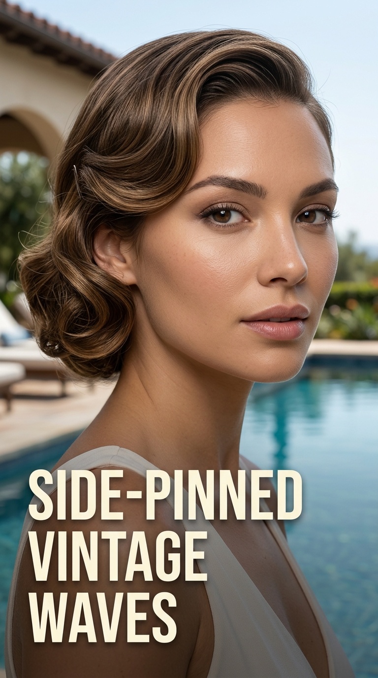 Side-Pinned Vintage Waves