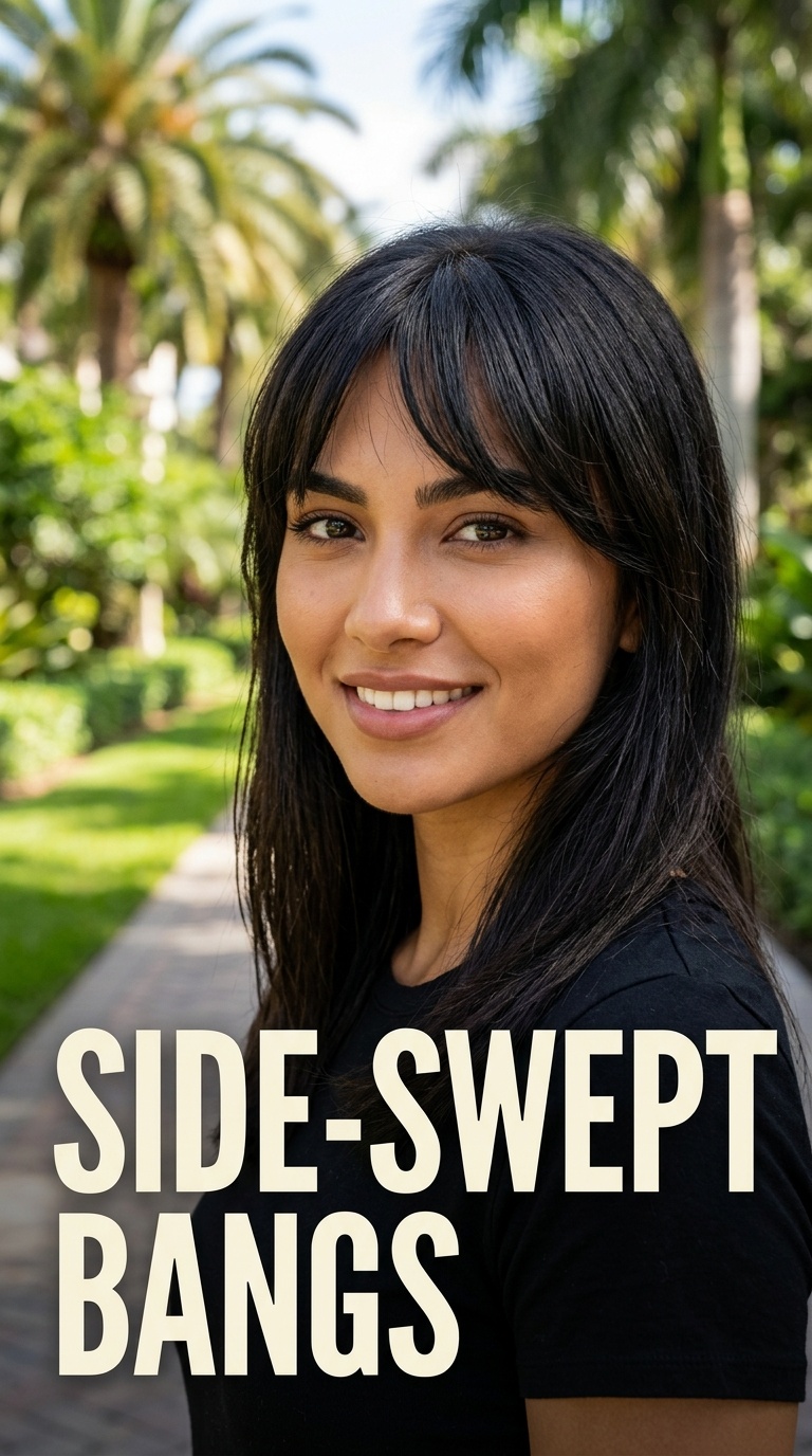 Side-Swept Bangs