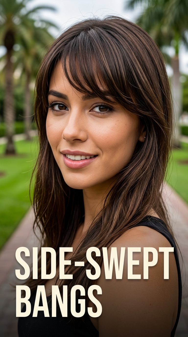 Side-Swept Bangs