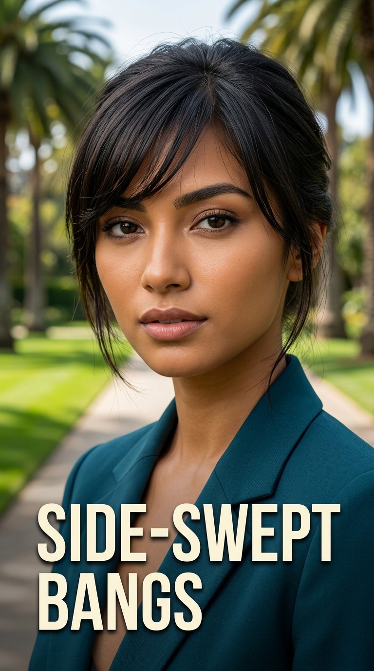 Side-Swept Bangs