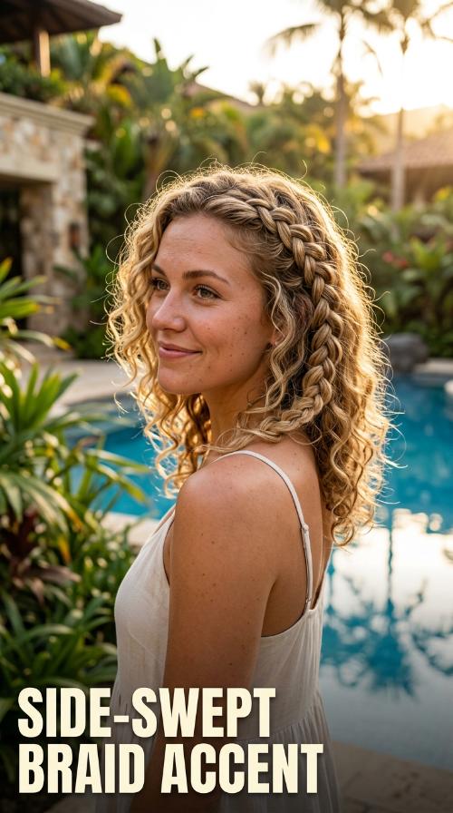Side-Swept Braid Accent