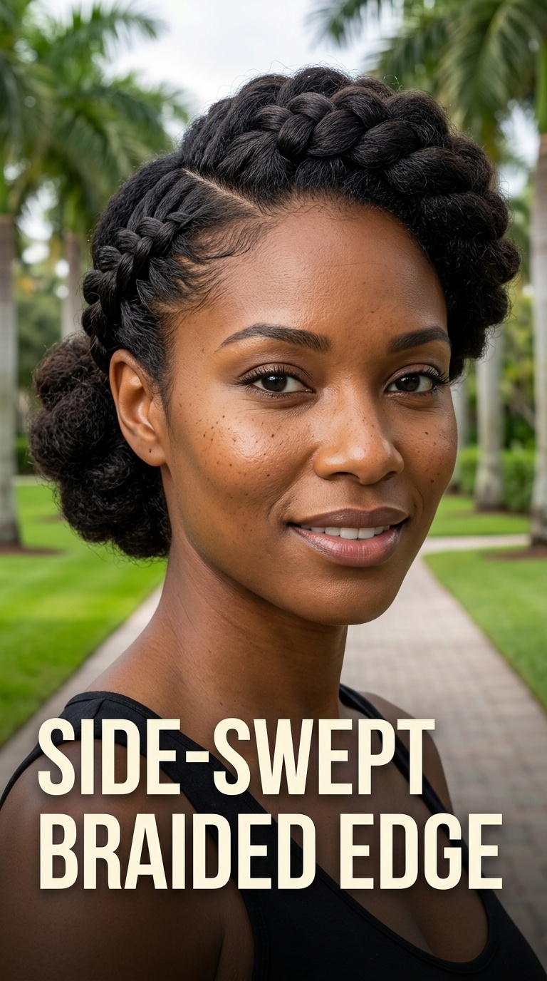 Side-Swept Braided Edge