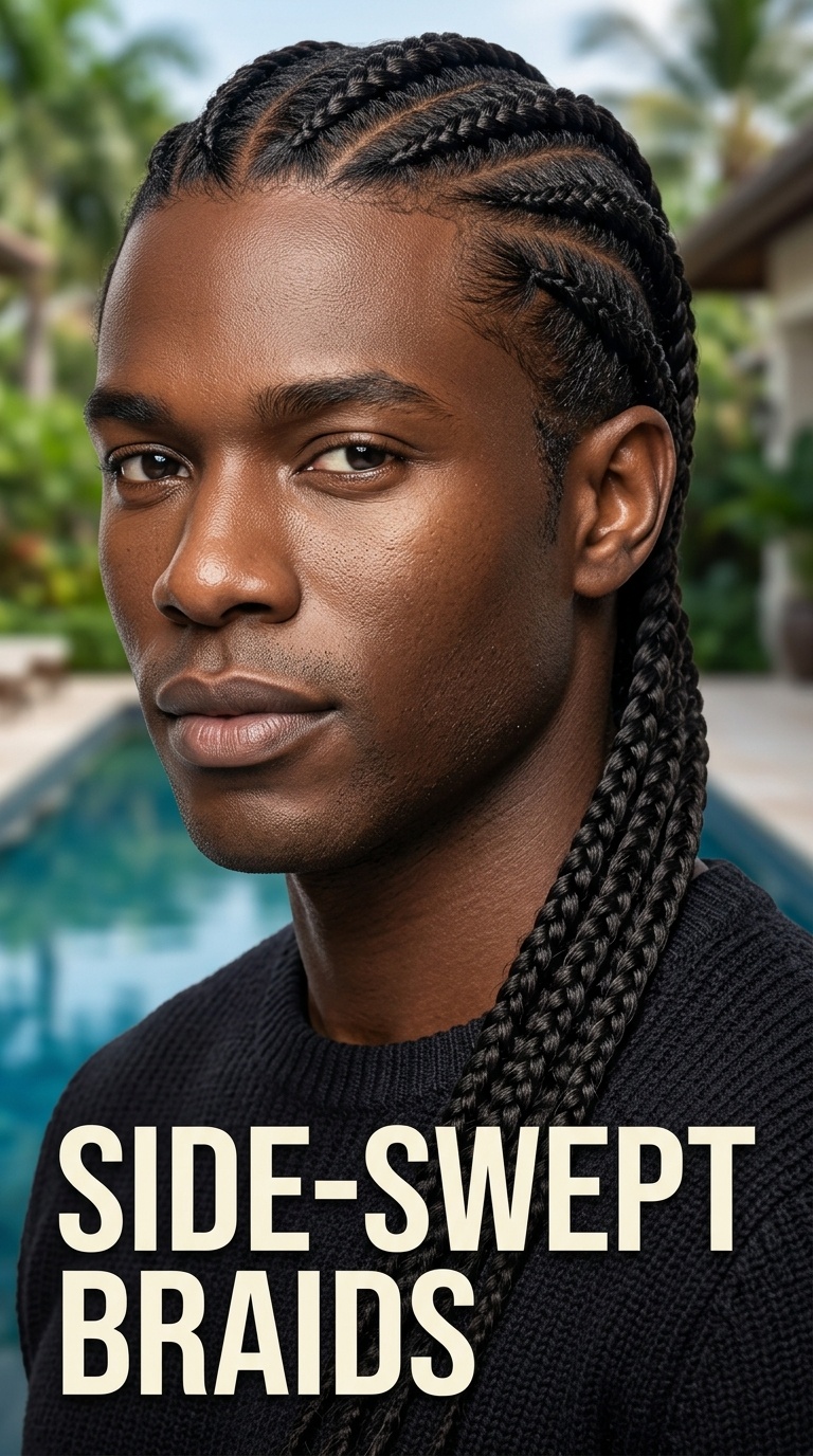 Side-Swept Braids