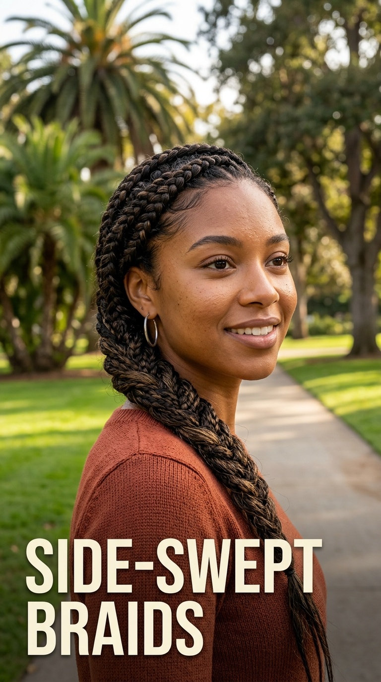 Side-Swept Braids