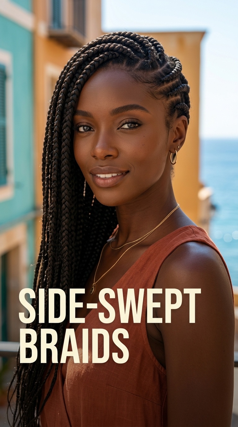 Side-Swept Braids