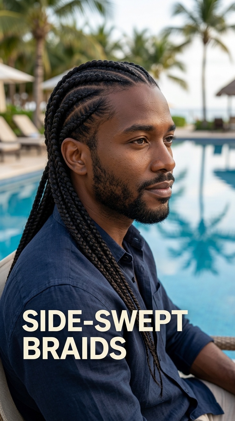 Side-Swept Braids