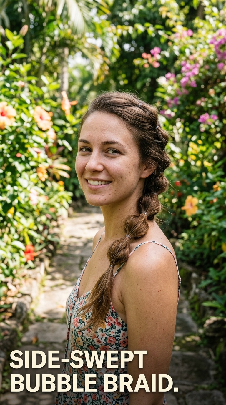 Side-Swept Bubble Braid