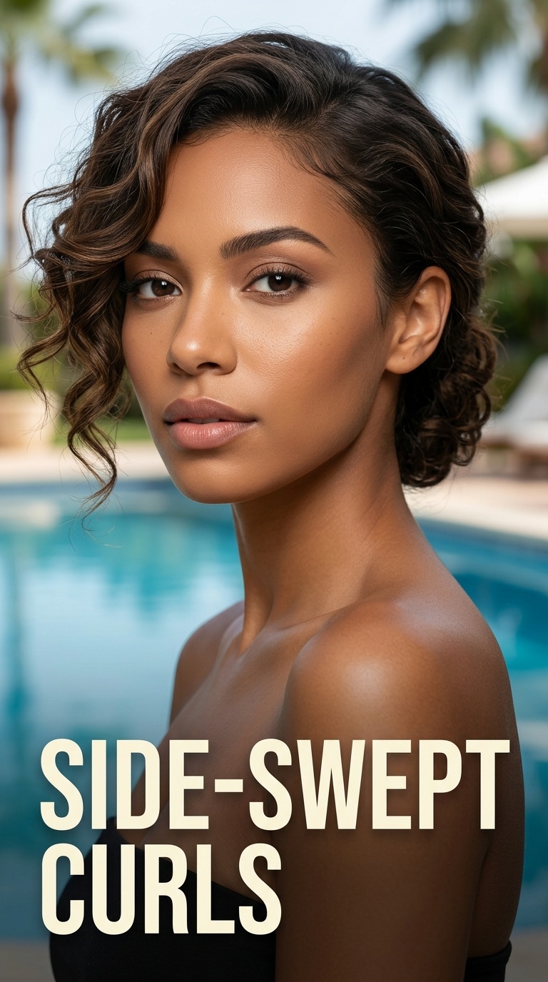 Side-Swept Curls