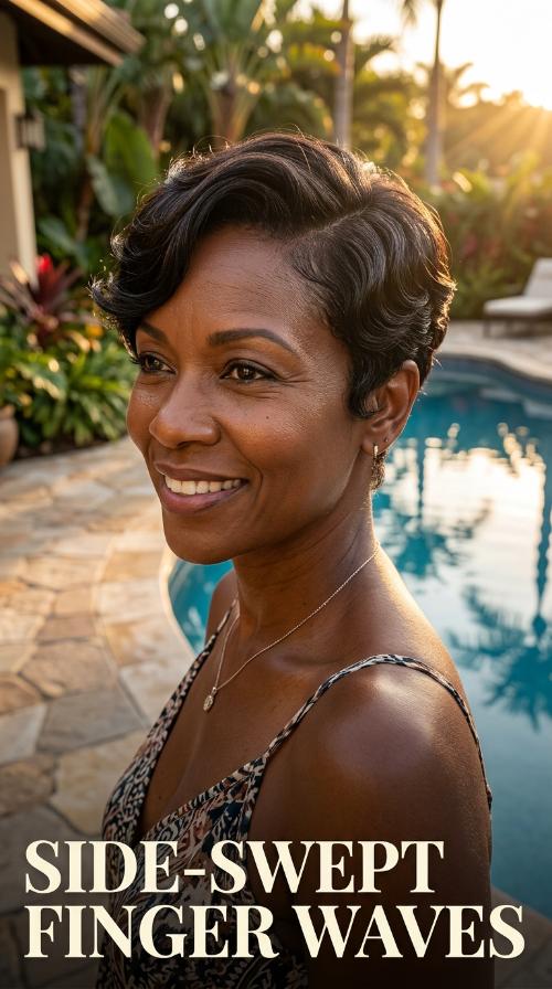 Side-Swept Finger Waves
