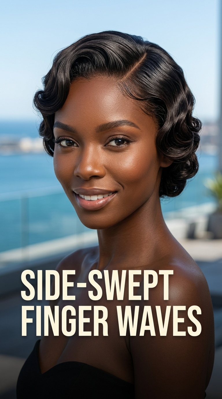Side-Swept Finger Waves