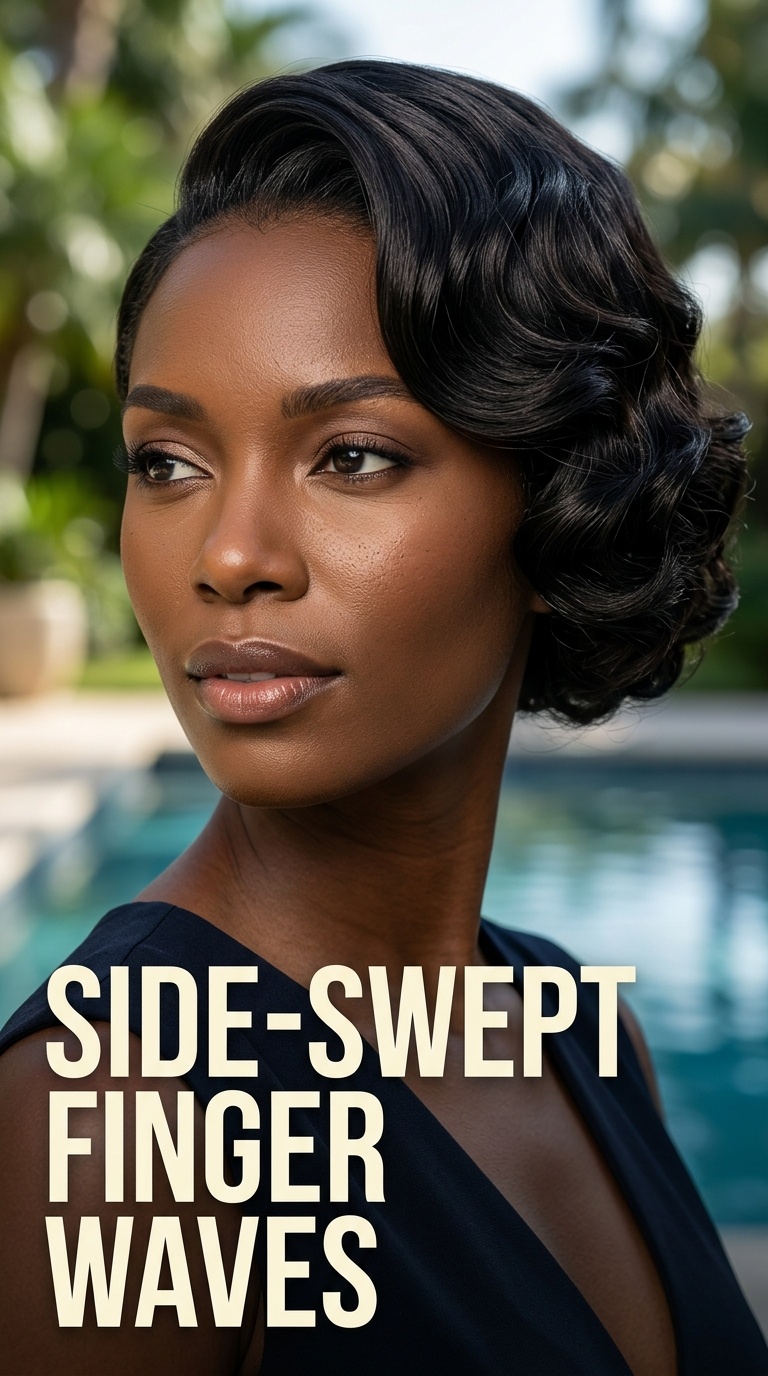 Side-Swept Finger Waves