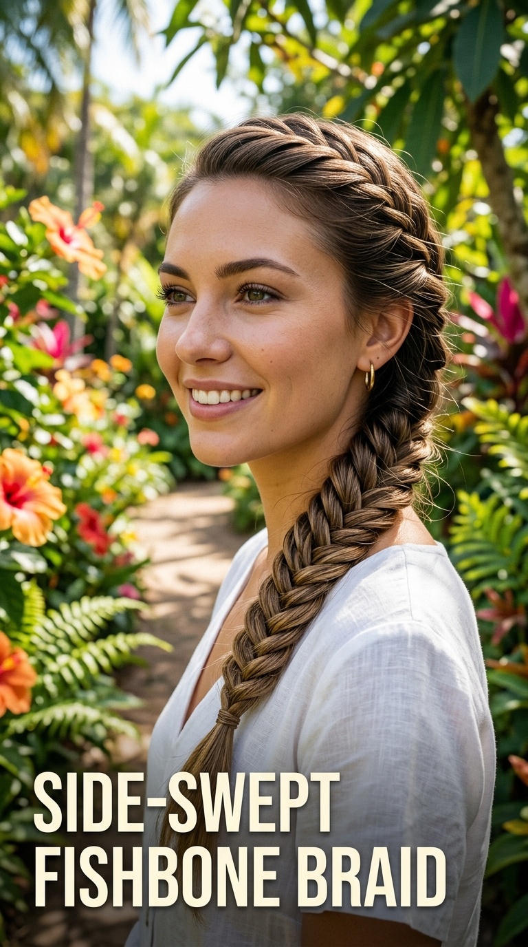 Side-Swept Fishbone Braid