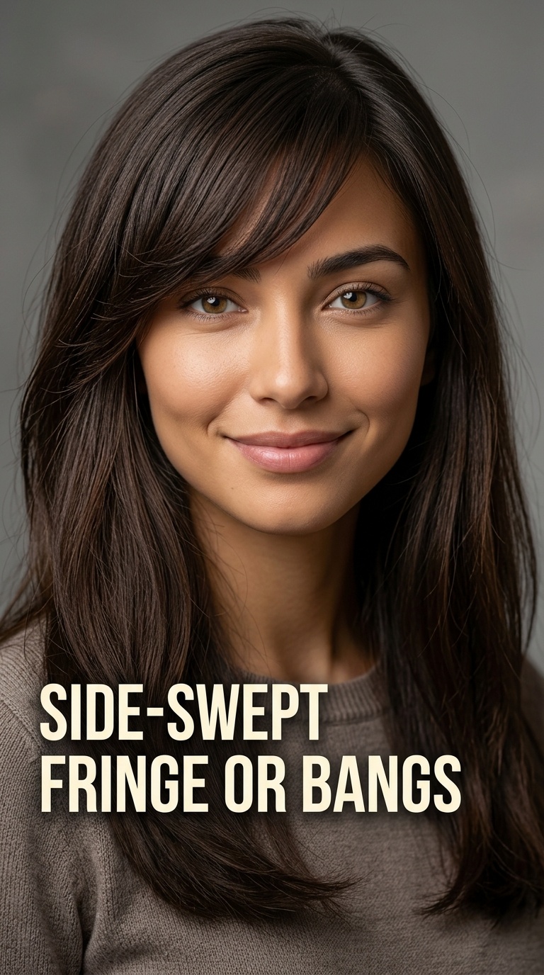 Side-Swept Fringe or Bangs