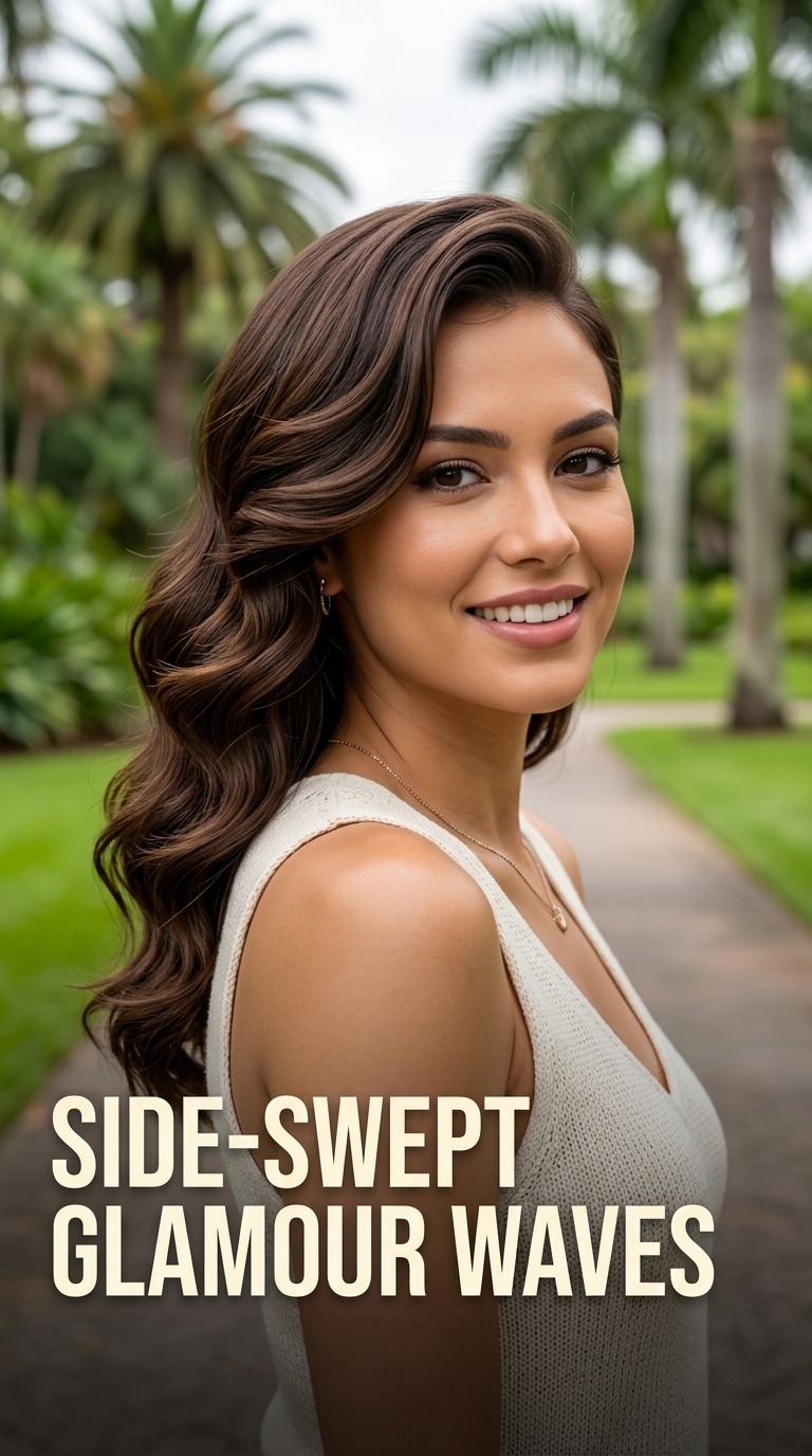 Side-Swept Glamour Waves