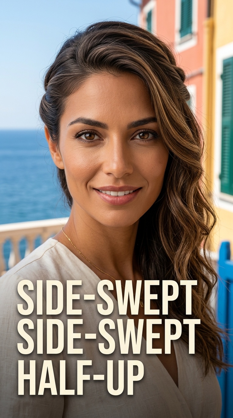 Side-Swept Half-Up