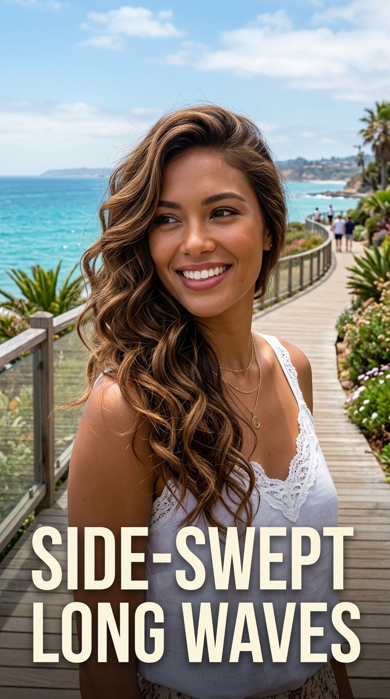 Side-Swept Long Waves