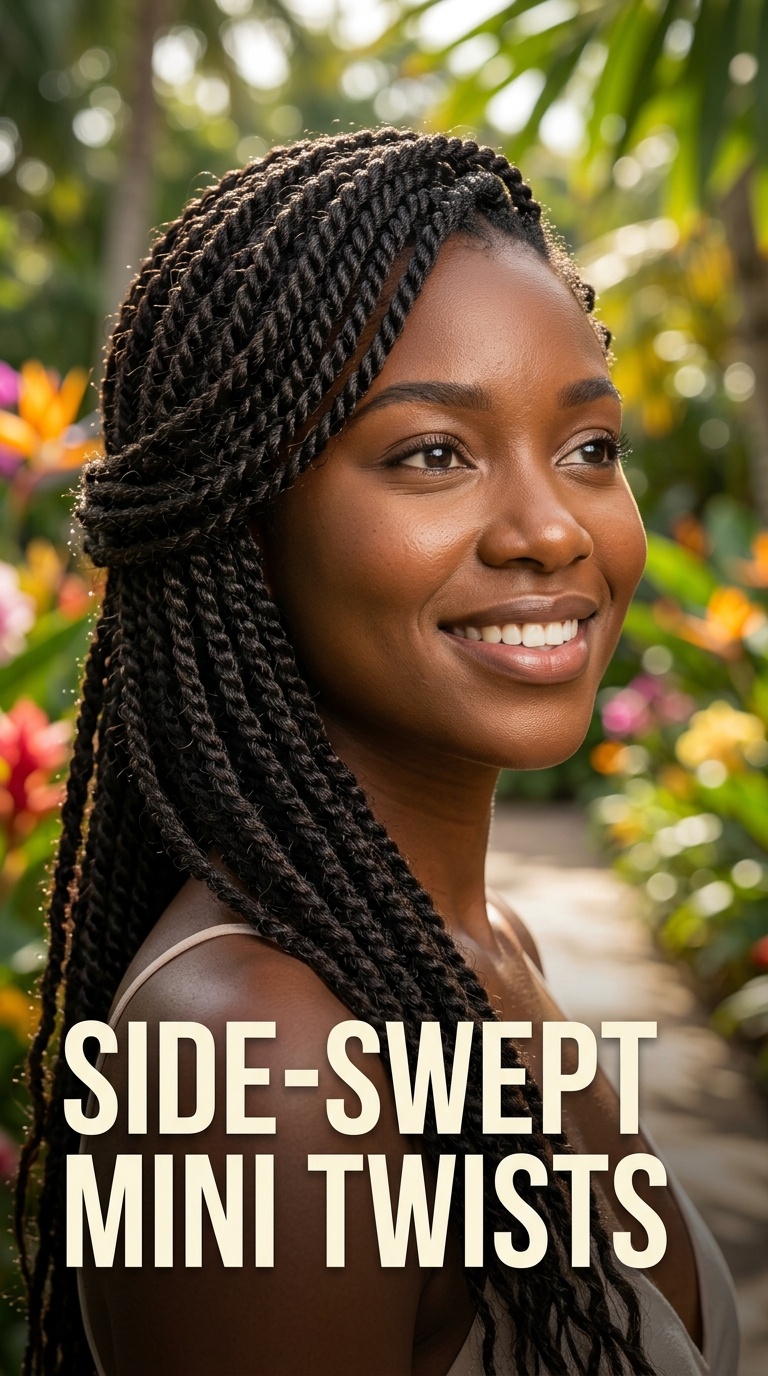 Side-Swept Mini Twists