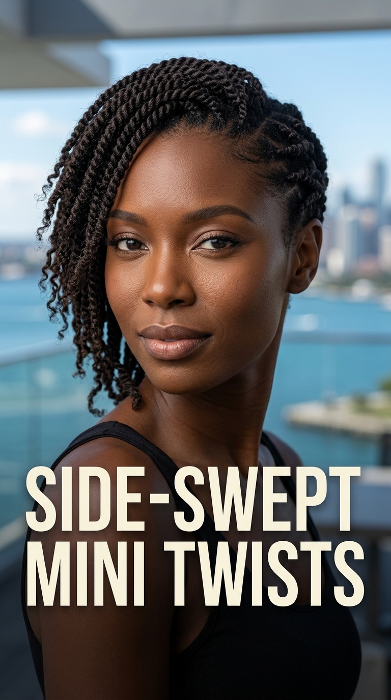 Side-Swept Mini Twists