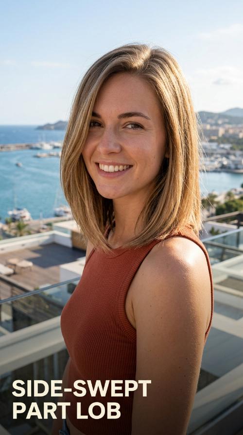 Side-Swept Part Lob
