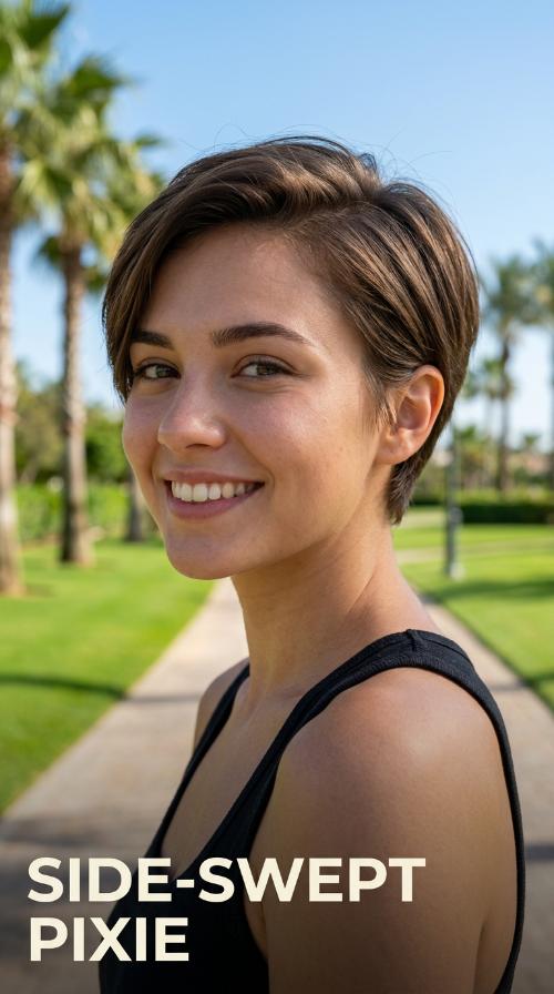 Side-Swept Pixie