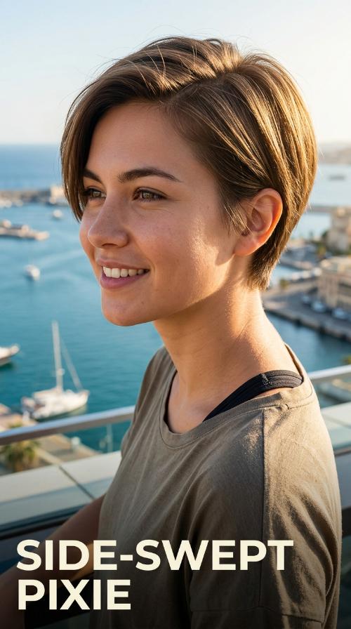 Side-Swept Pixie