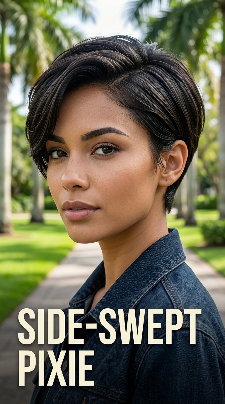 Side-Swept Pixie