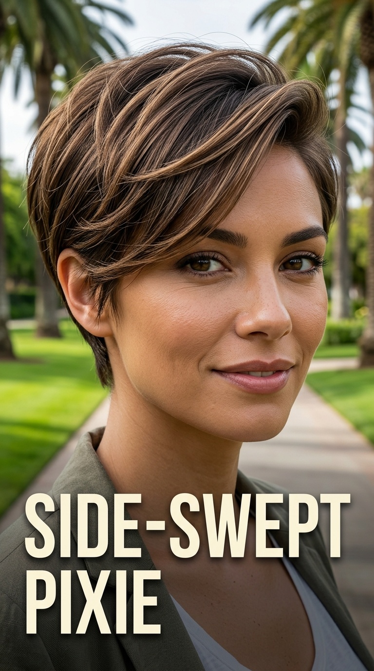 Side-Swept Pixie