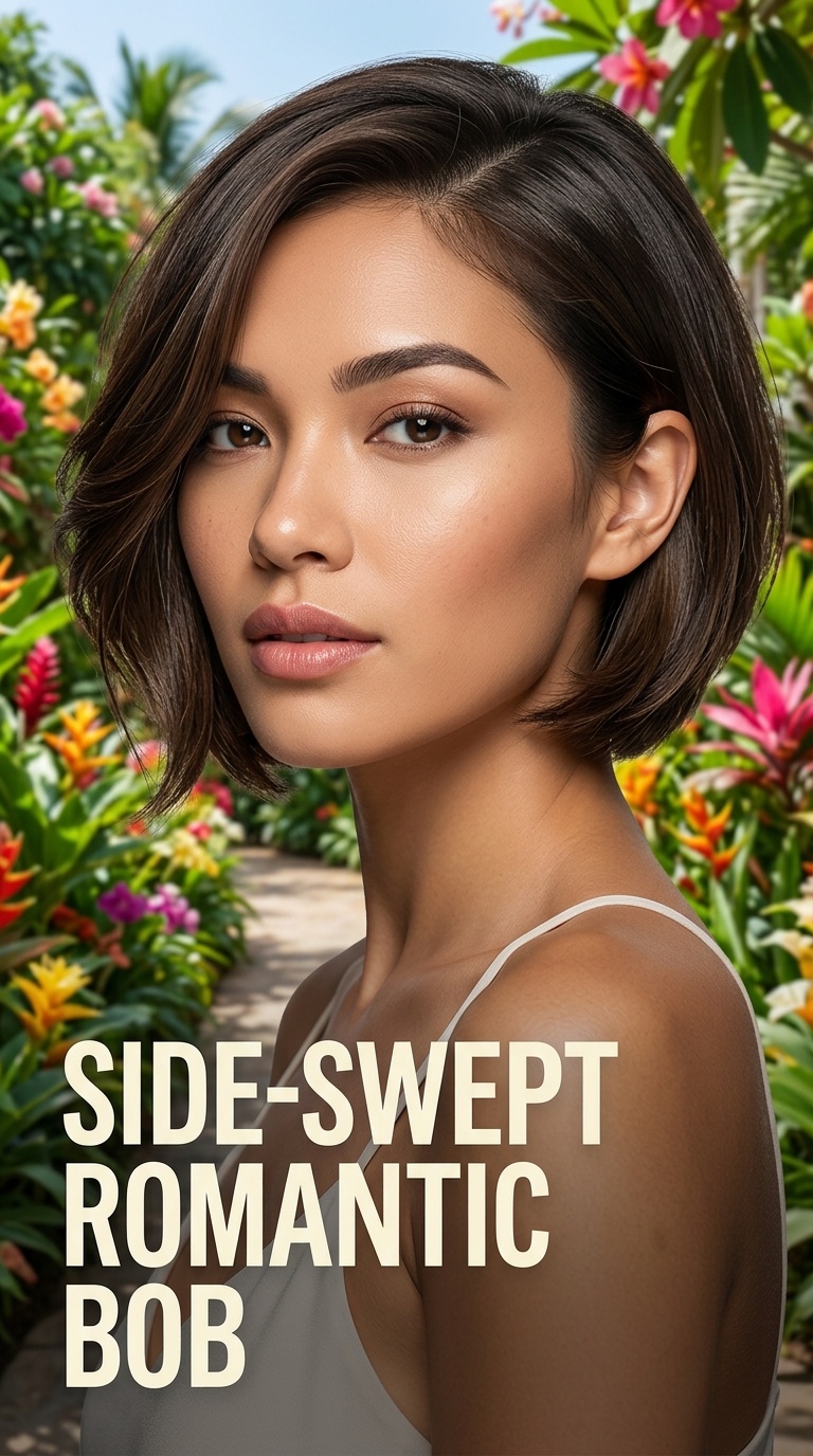 Side-Swept Romantic Bob