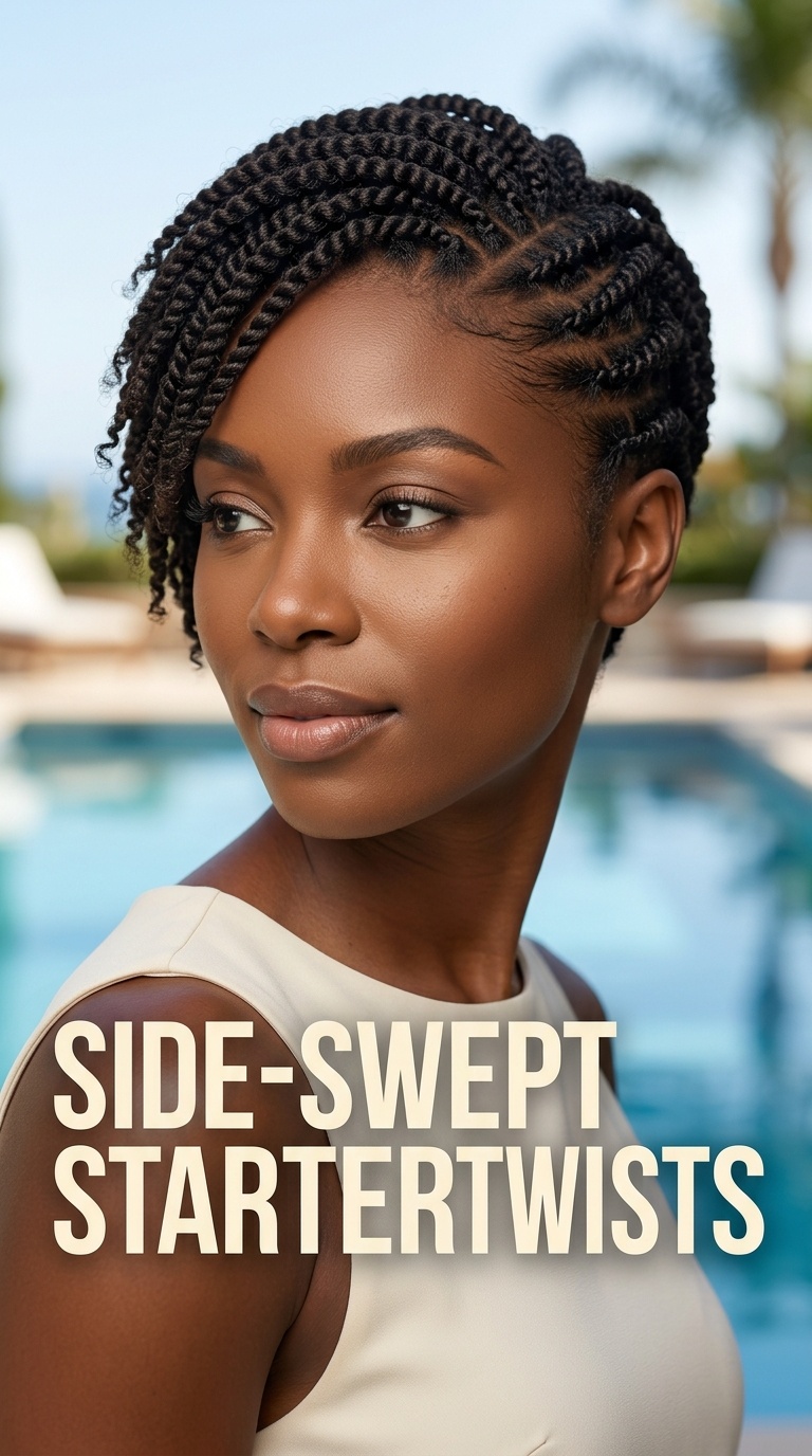 Side-Swept Starter Twists