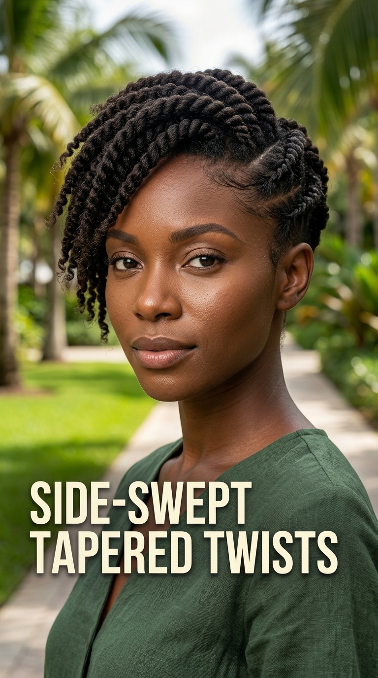Side-Swept Tapered Twists