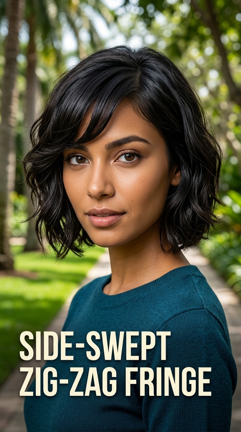 Side-Swept Zig-Zag Fringe