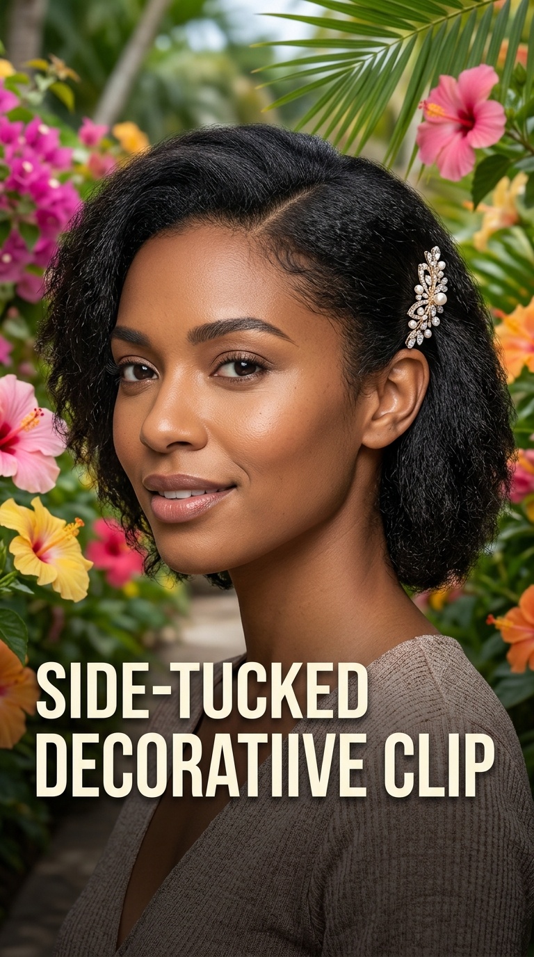Side-Tucked Decorative Clip