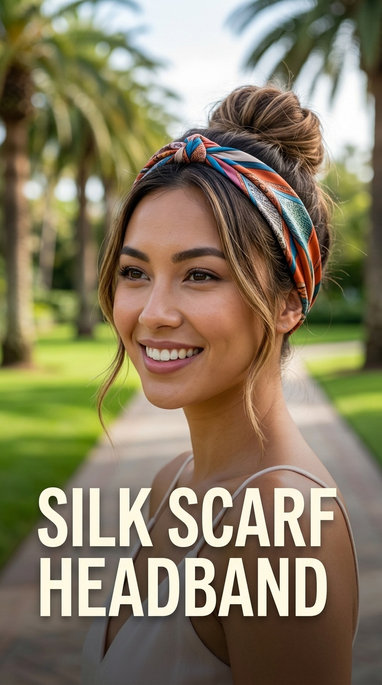 Silk Scarf Headband