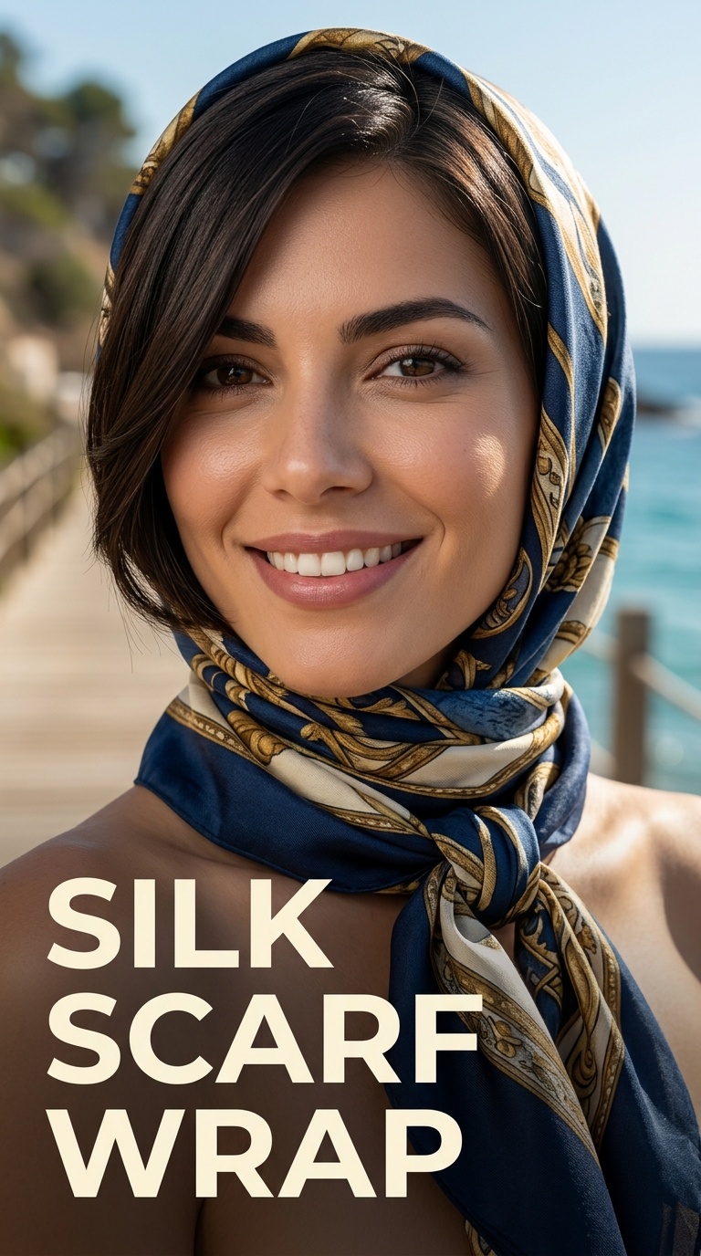 Silk Scarf Wrap
