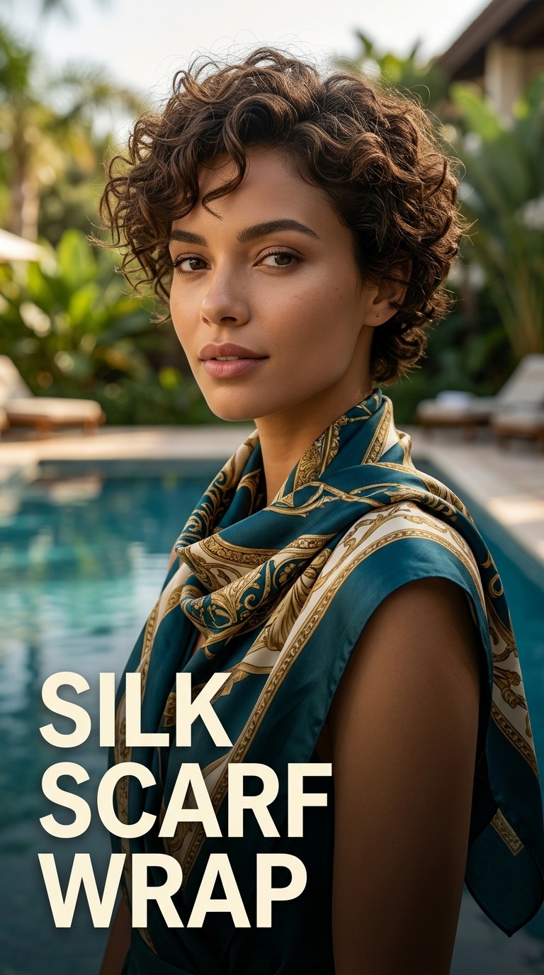 Silk Scarf Wrap