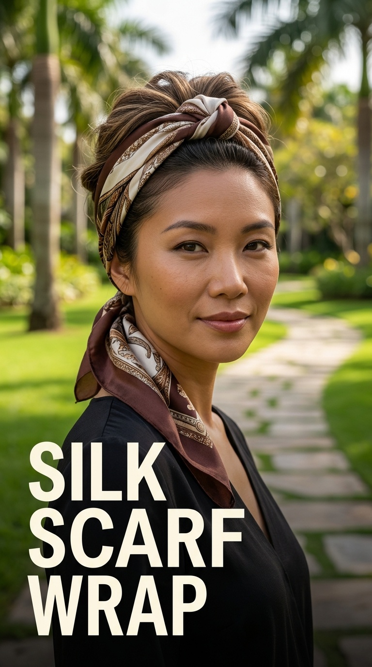 Silk Scarf Wrap