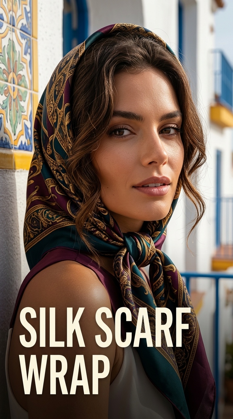 Silk Scarf Wrap