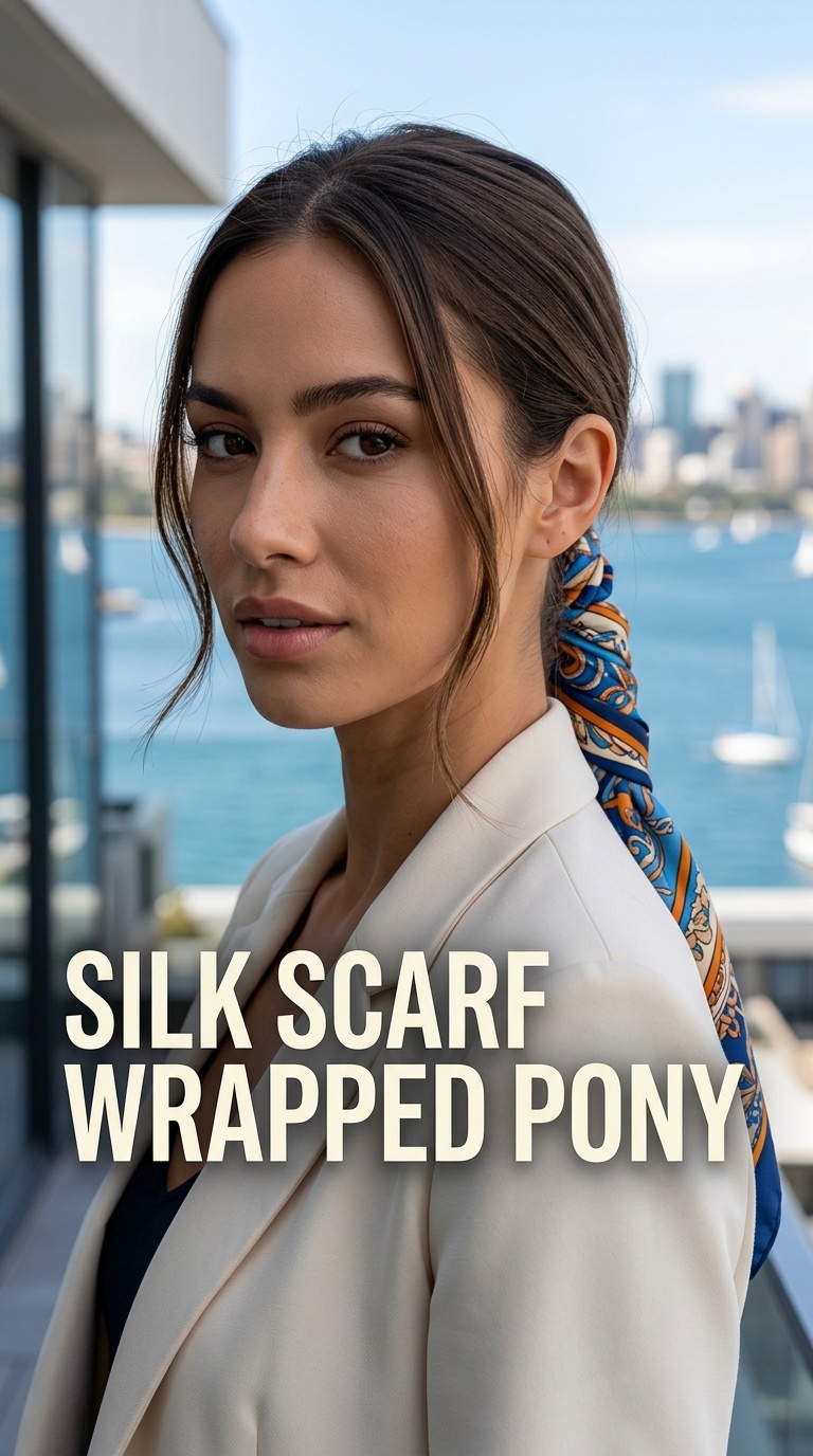 Silk Scarf Wrapped Pony